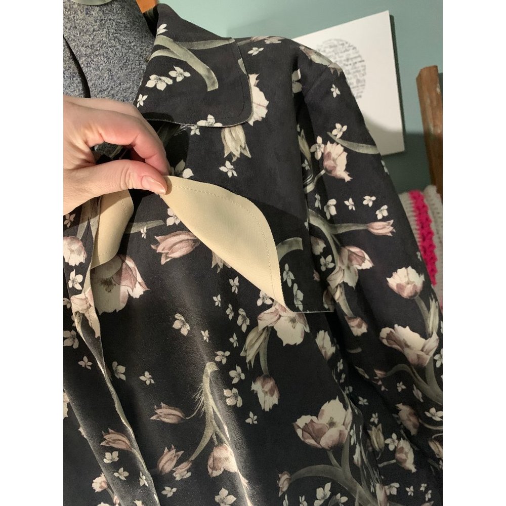 Anthropologie Solitaire Floral trench jacket - Picture 6 of 14